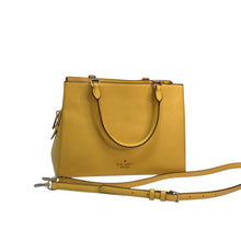 Load image into Gallery viewer, Kate Spade Pebbled Leather Yellow Satchel Crossbody Bag