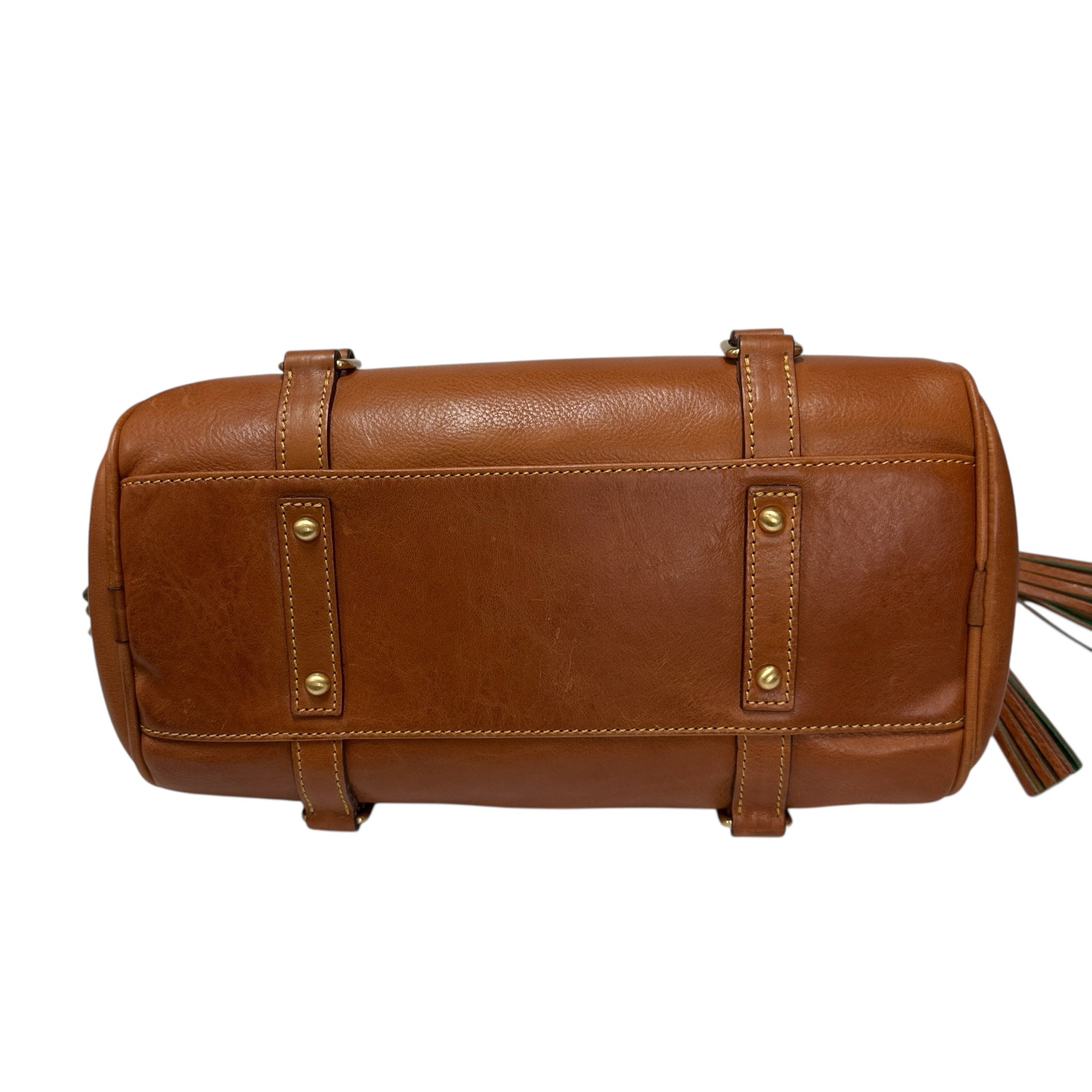 Dooney & Bourke Florentine Leather Satchel Brown