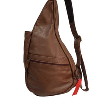 Load image into Gallery viewer, Large Brown Sling Bag