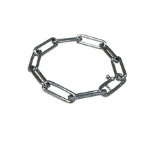 Load image into Gallery viewer, Ti Sento Sterling Silver Paperclip Milano Chain Bracelet