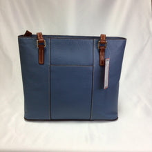 Load image into Gallery viewer, Dooney &amp; Bourke Periwinkle Pebbled Lexington Shoulder Bag