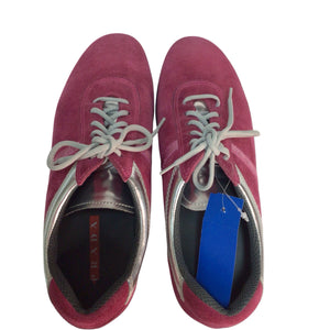 Pink Prada 3E3239 Sneakers Size 7