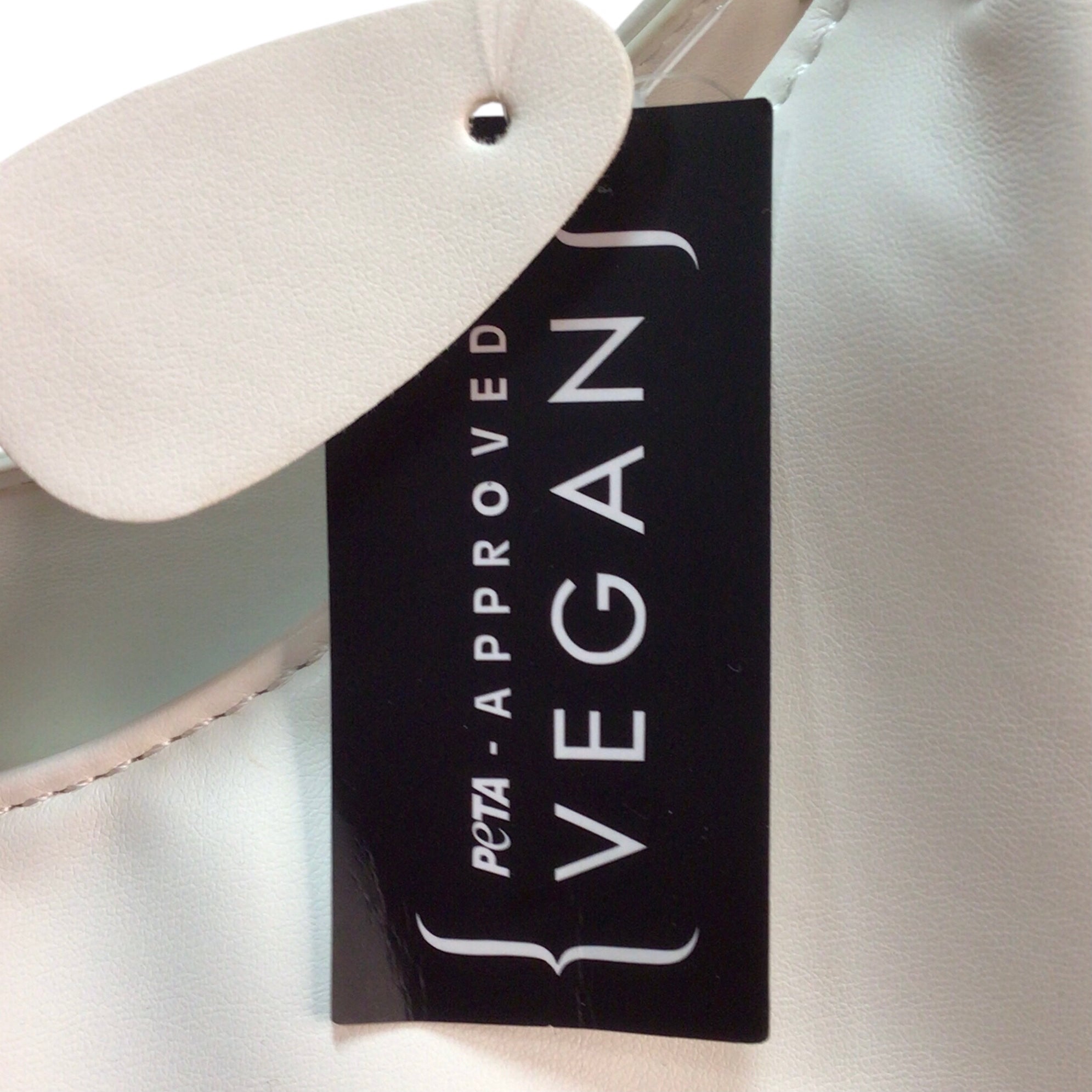 White Vegan Leather Handbag NWT