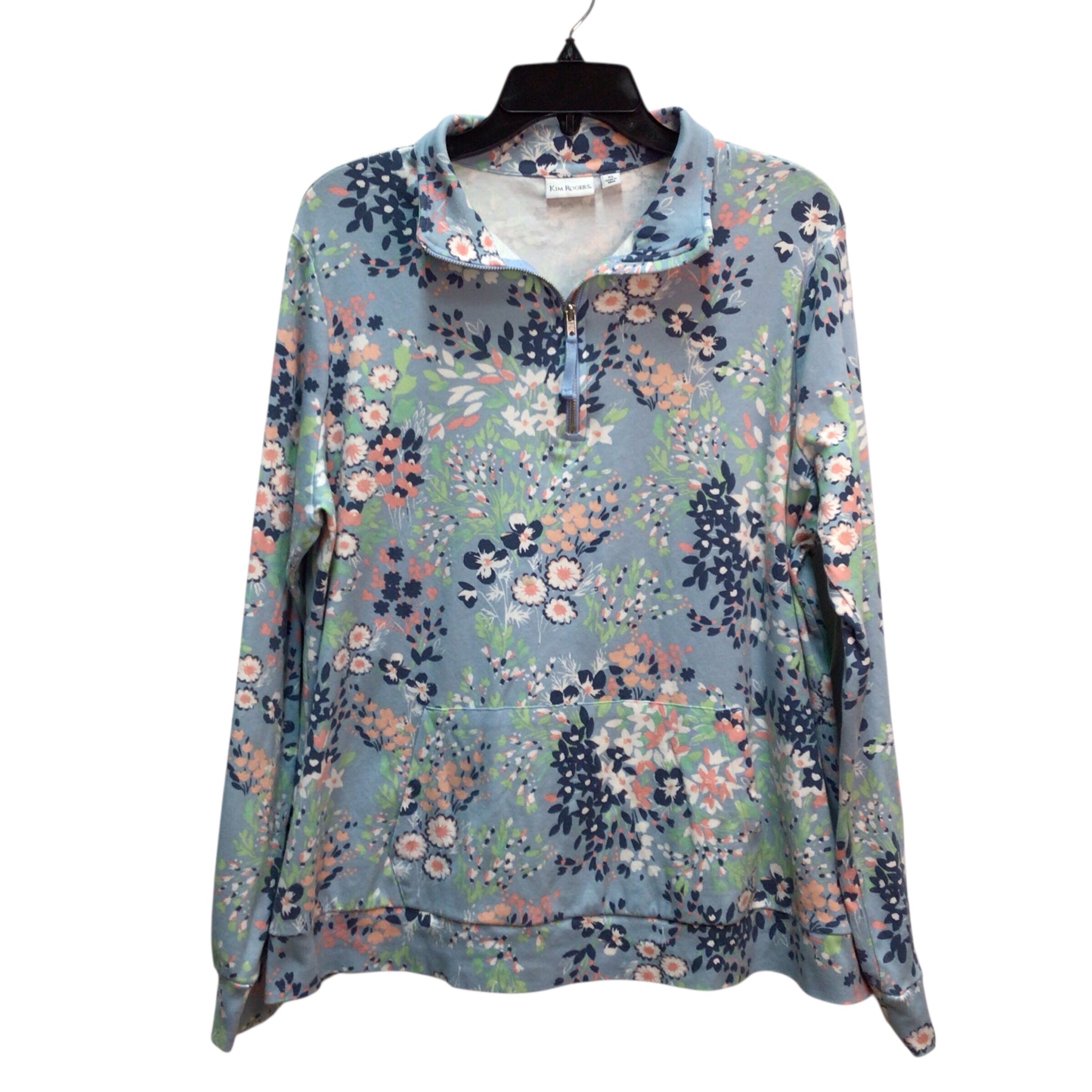 Kim Roger 1/2 Zip Sweatshirt Size XL