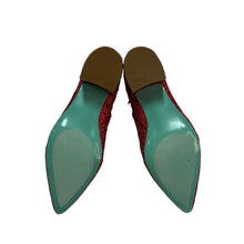 Load image into Gallery viewer, Betsey Johnson Kyla Red Glass Stone Rhinestone Booties Size 8.5