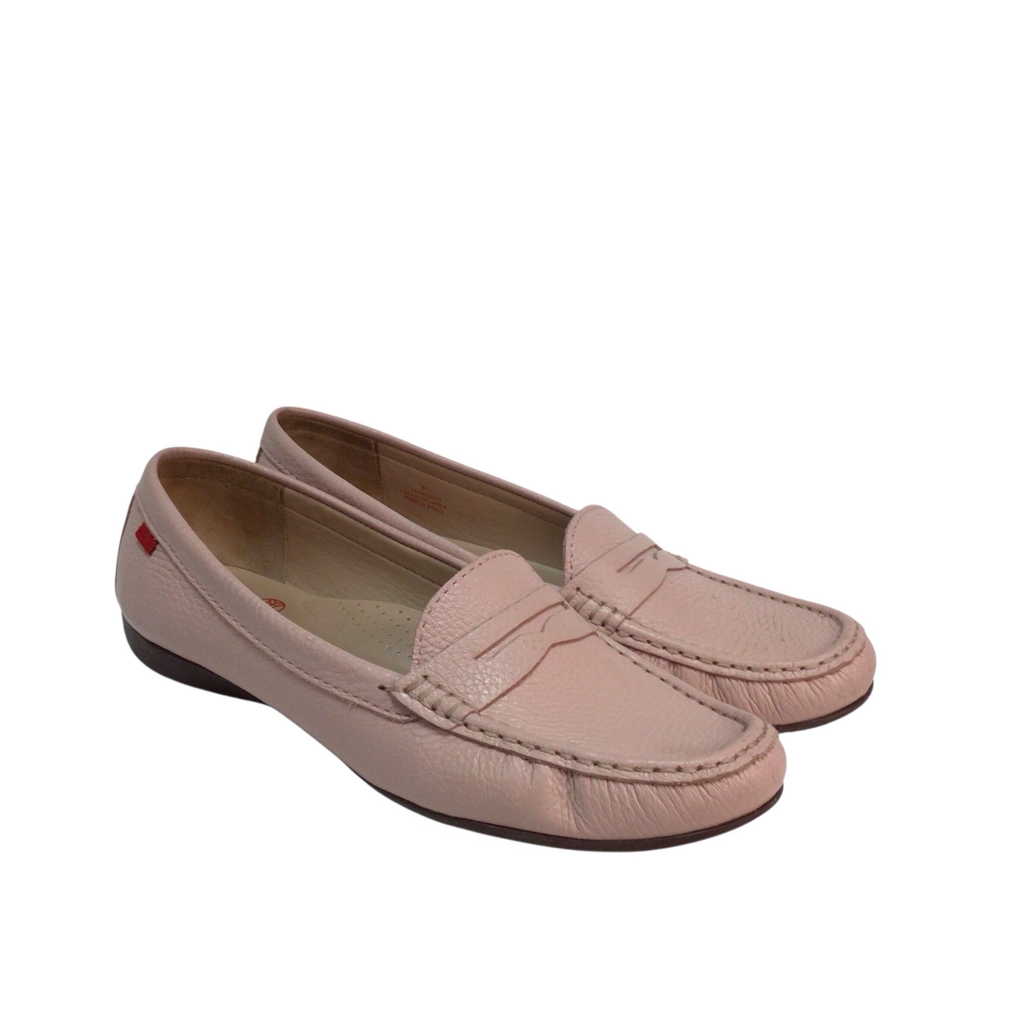 Marc Joseph Lexington Pink Leather Loafers Size 9.5