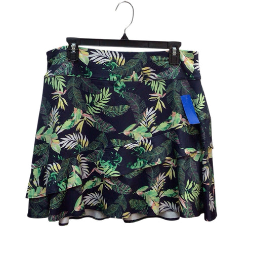Coral Bay Green Leaves Golf Skort Size L