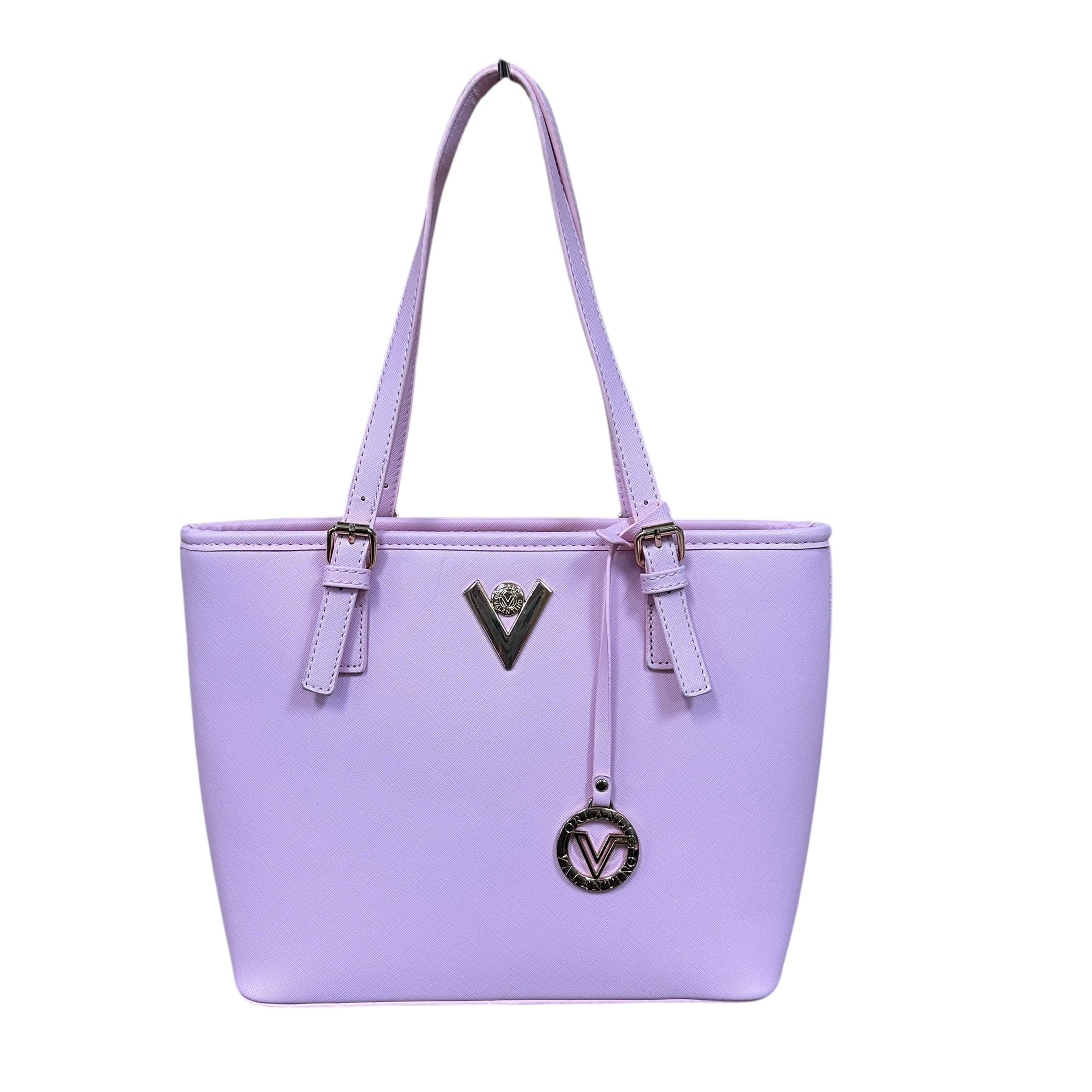 Valentino Orlandi Pink Vegan Leather Satchel Shoulder Bag