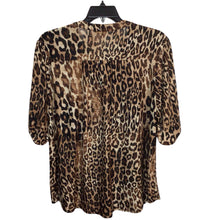 Load image into Gallery viewer, Cocomo Leopard Print Short Sleeve Top Size 2X