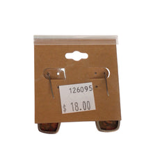 Load image into Gallery viewer, Large Red Silver Silver Sterling Earrings