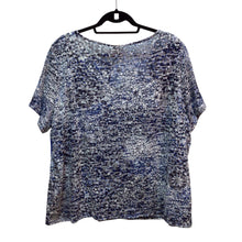 Load image into Gallery viewer, Ruby Rd Blue Short Sleeve Top Size 2X