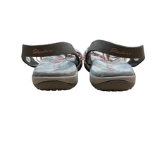 Load image into Gallery viewer, Skechers Memory Foam Sandals Pink and Gray Size 7