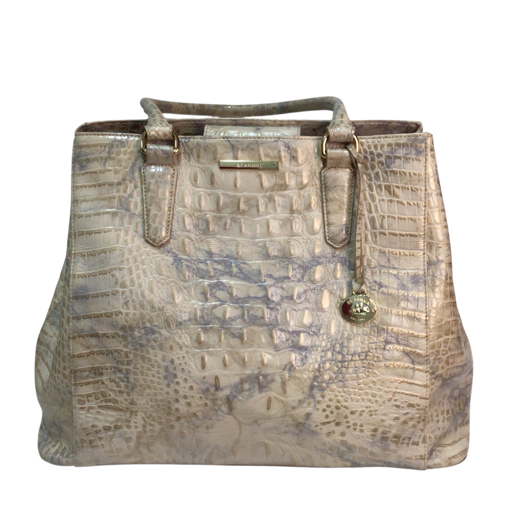 Brahmin Large Joan Tote Topaz Melbourne Leather Handbag