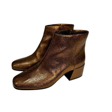Load image into Gallery viewer, Sole Society Copper Metallic Cracklyn Tashia Bootie Size 8 M / 38.5