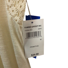Load image into Gallery viewer, Taylor Sage Cream Sleeveless Top Size Medium NWT
