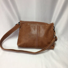 Load image into Gallery viewer, Hammitt Crossbody Clutch Leather Shoulder Bag Light Brown