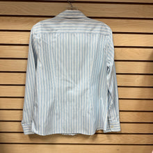 Load image into Gallery viewer, Lands End No Iron Pinpoint Oxford Shirt Blue White - Size 10