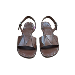 Brighton Asbury Leather Sandals Brown - Size 7 M