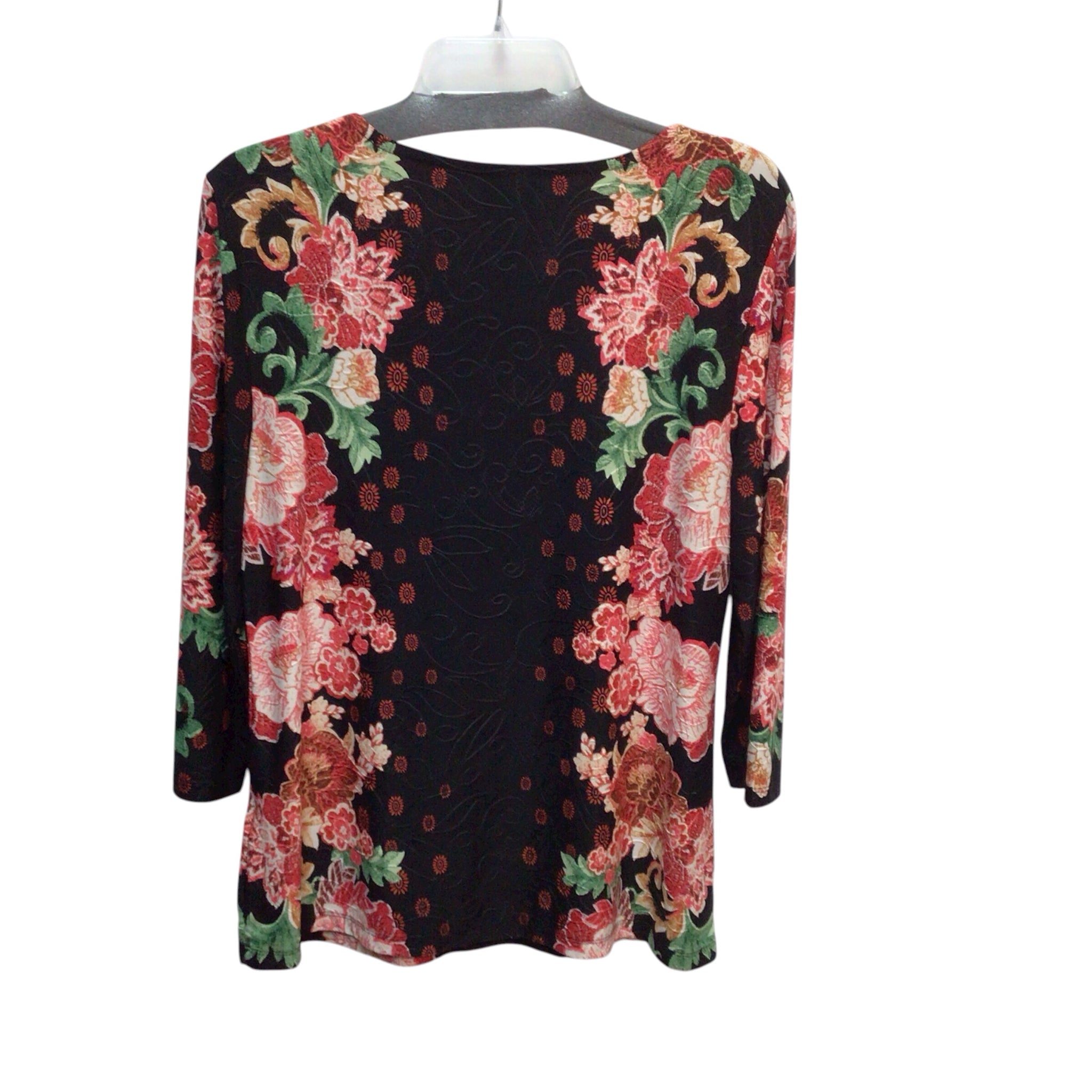 JM Collection Long Sleeve Top Size Large