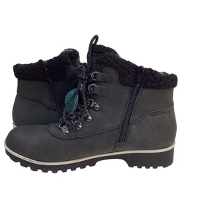 JBU Memory Foam Water Resistant Black Ankle Boots Size 7.5 NWT
