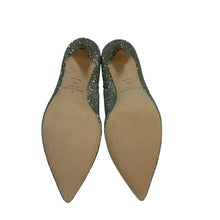 Load image into Gallery viewer, Kate Spade Women&#39;s Stan Kitten Heel Glitter Booties Silver Size 8 M