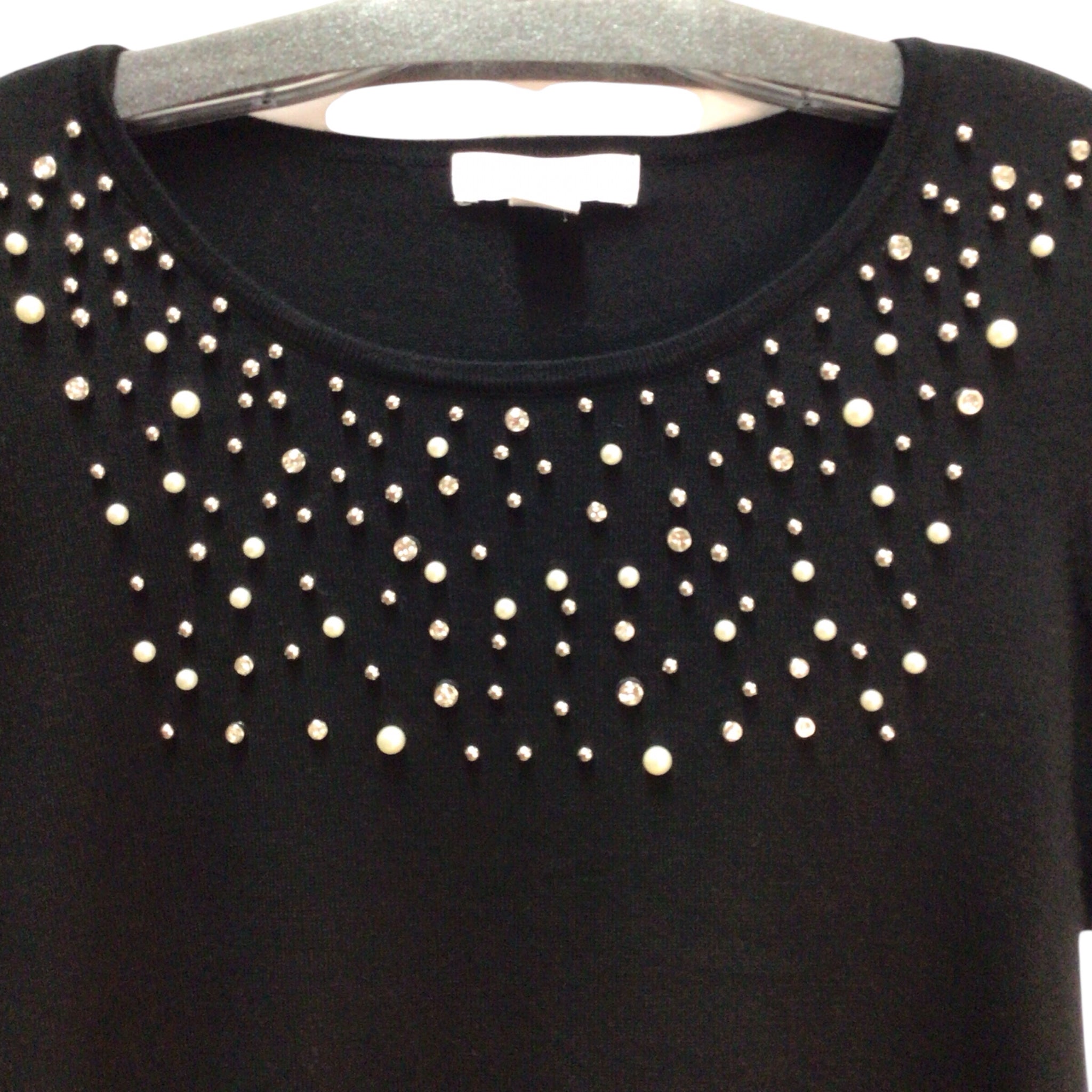 Liz Claiborne Long Sleeve Black Top Size Small NWT