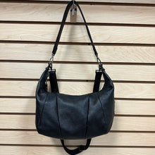 Load image into Gallery viewer, Hammitt Morgan Leather Crossbody Shoulder Bag Black/Gunmetal