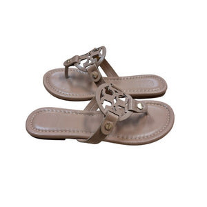 Tory Burch Miller Thong Sandals Tan Size 8