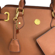 Load image into Gallery viewer, Large Brown Joy Iman Handbag and Wristlet