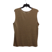 Load image into Gallery viewer, Ralph Lauren Brown Gold Shimmer Sleeveless Top Size XL