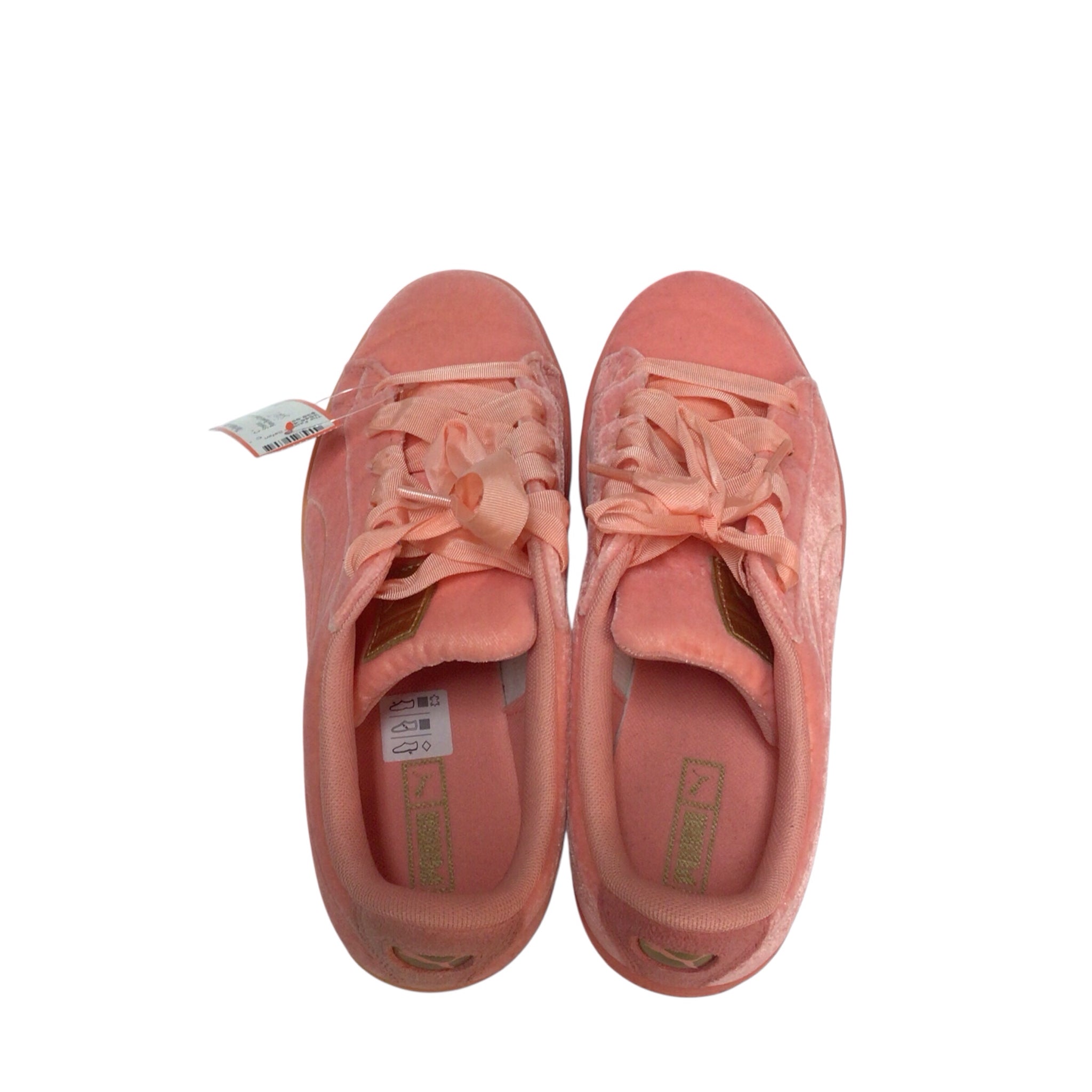 Puma Basket Classic Velvet Lace Up Sneakers Size 7C