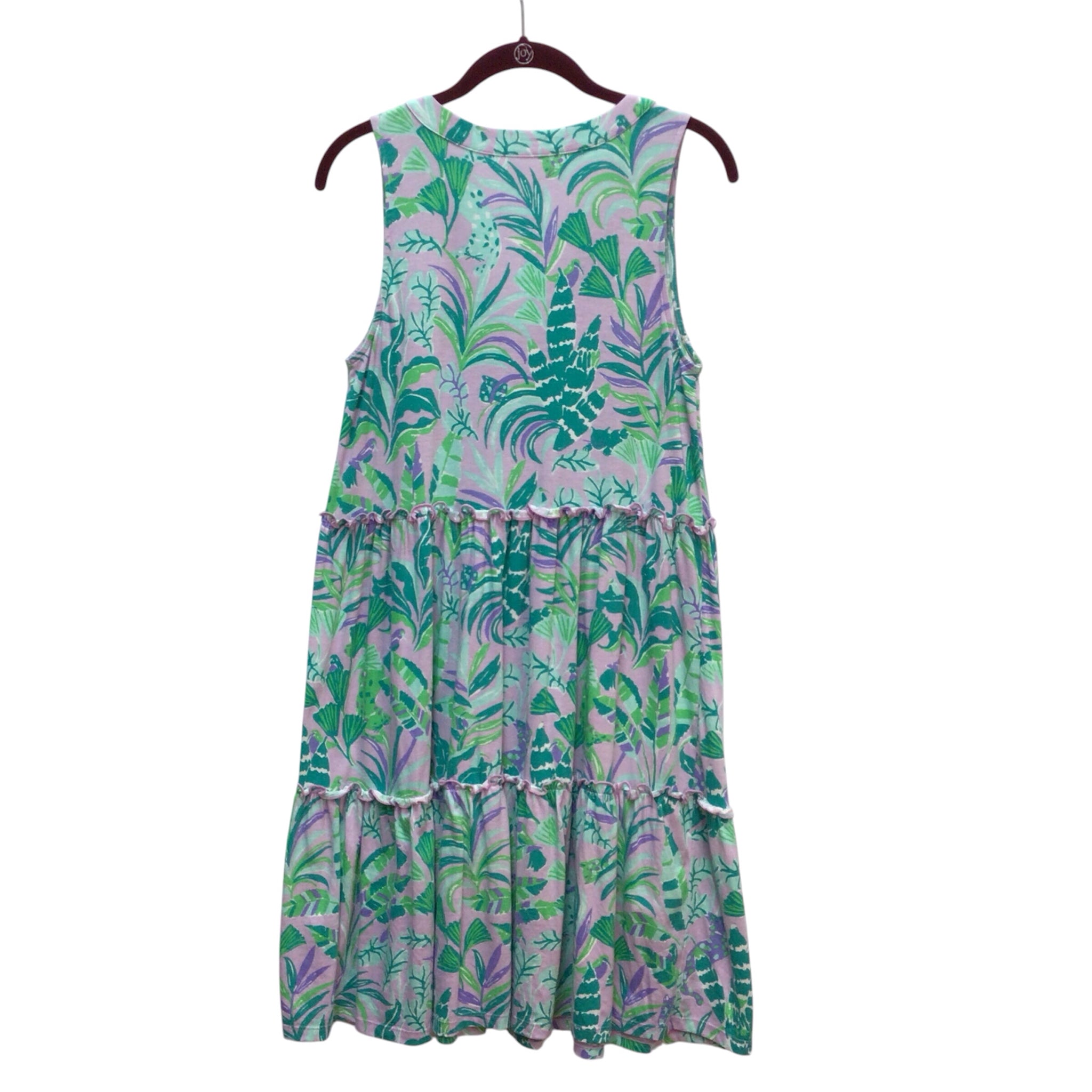Lilly Pulitzer Lorina Swing Tiered Ruffle Sleeveless Dress Size Small
