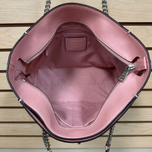 Load image into Gallery viewer, Coach Turnlock Pebbled Leather Handbag 57107 Pink