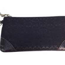 Load image into Gallery viewer, Coach Signature Wristlet Black