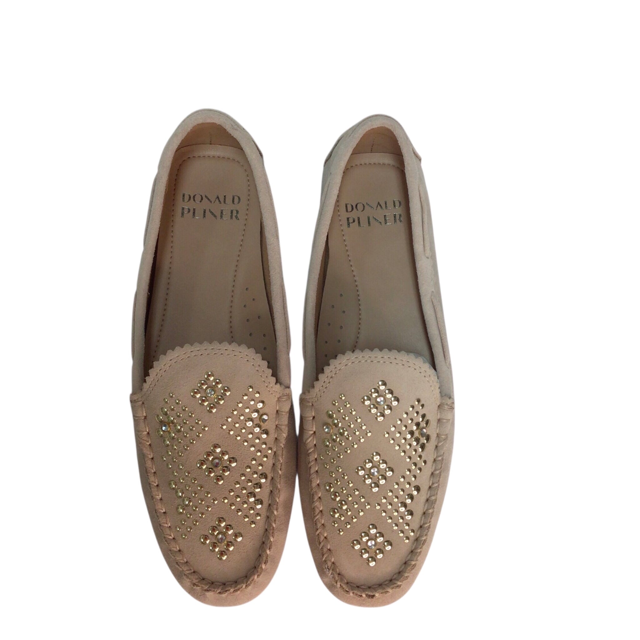 Donald Pliner Rebina Loafer Suede Sand Size 8