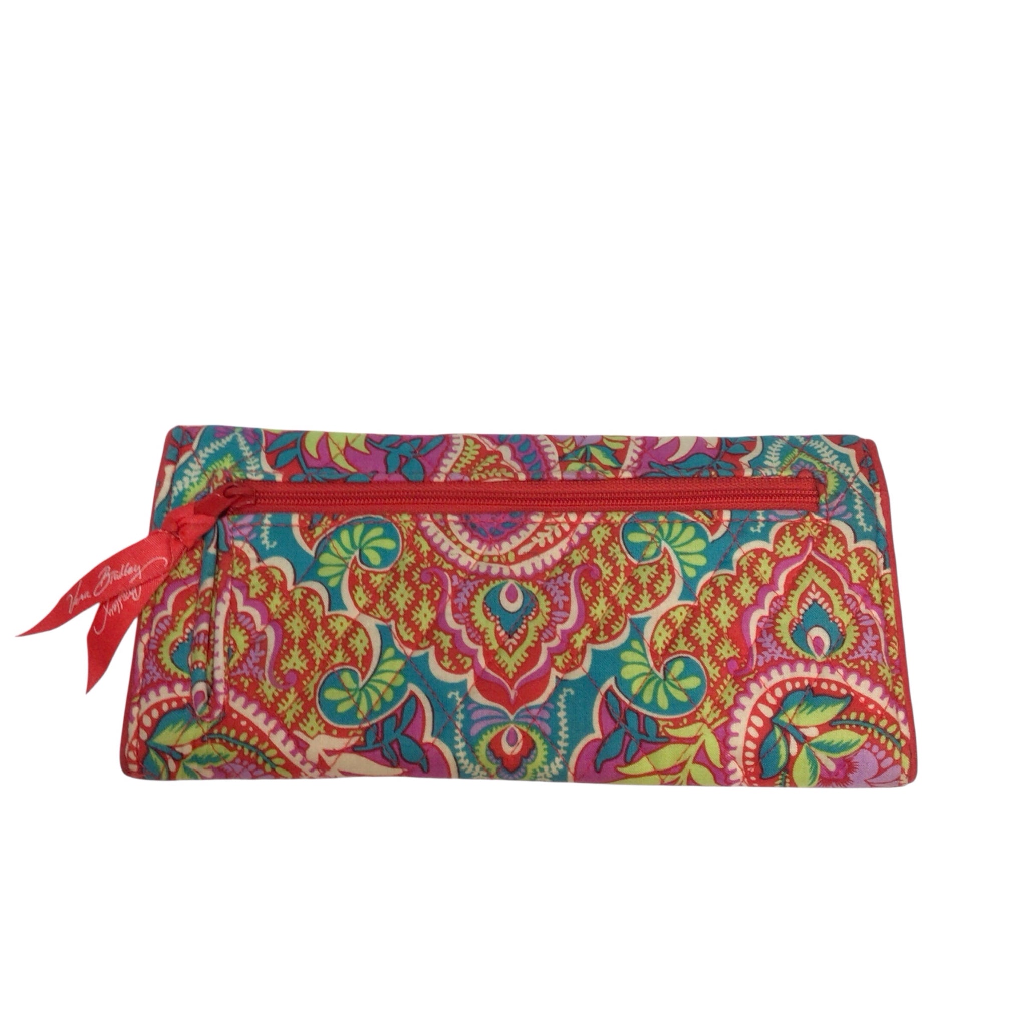 Vera Bradley "Paisley In Paradise" Fold Over Wallet