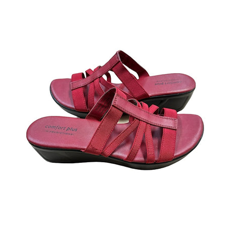 Comfort Plus by Predictions Sandals Red Size 8.5