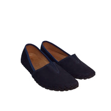 Load image into Gallery viewer, Spring Step Suede Navy Loafers Size 8.5