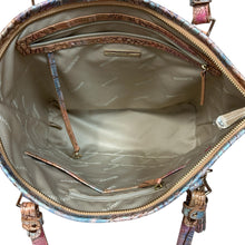 Load image into Gallery viewer, Brahmin Croc Embossed Leather Medium Asher Shoulder Bag Handbag