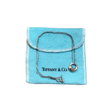 Load image into Gallery viewer, Retired Tiffany &amp; Co Elsa Peretti Sterling Silver Eternal Circle Necklace