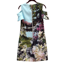 Load image into Gallery viewer, Ted Baker Scenery Capsleeve Dress Size S