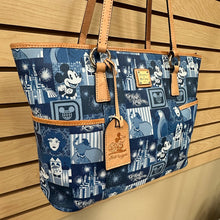 Load image into Gallery viewer, Disney Parks Dooney &amp; Bourke Magic Kingdom 45th Anniversary Tote Bag