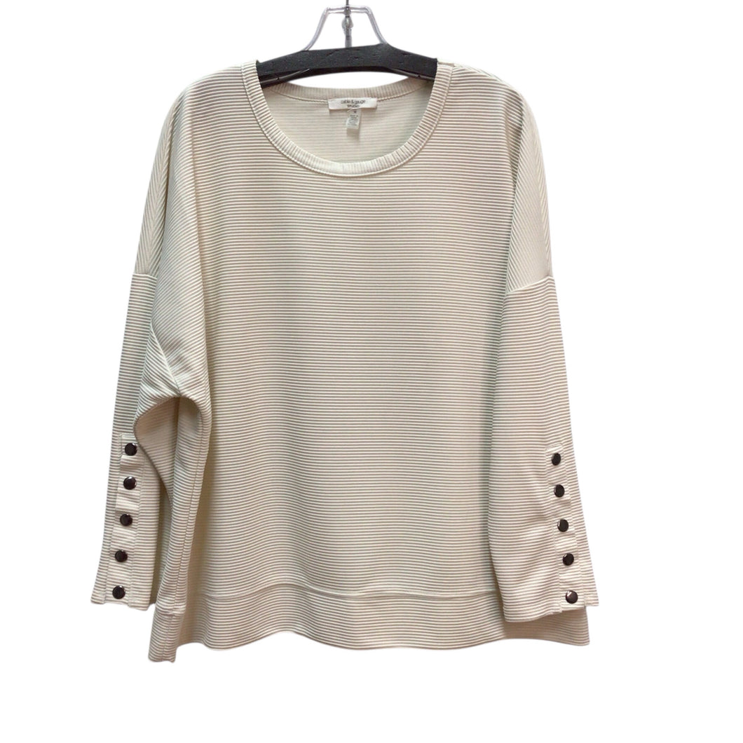 Cable & Guage Long Sleeve Top Size 1X