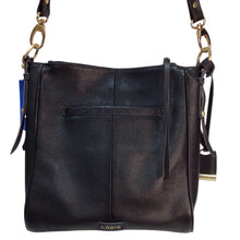 Load image into Gallery viewer, Lodis Leather Shoulder Bag Black