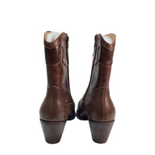 Load image into Gallery viewer, Crown Vintage Brown Izzie Western Booties Size 8