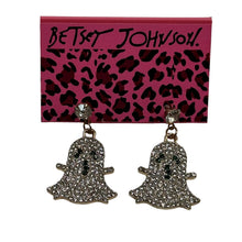 Load image into Gallery viewer, Betsey Johnson Ghost Stud Earrings