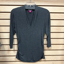 Load image into Gallery viewer, Vince Camuto 3/4 Sleeve Top Gray - Size Large