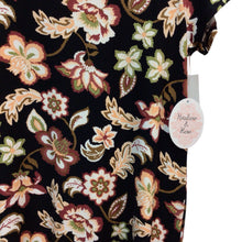 Load image into Gallery viewer, Harlow &amp; Rose Flowers Short Sleeve Dress Size S NWT