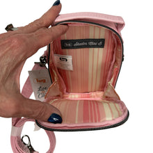 Load image into Gallery viewer, Lug Skeeter Mini Bridge Convertible Crossbody Bag Bubblegum Pink NWT