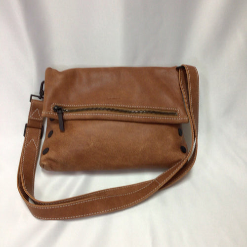 Hammitt Crossbody Clutch Leather Shoulder Bag Light Brown